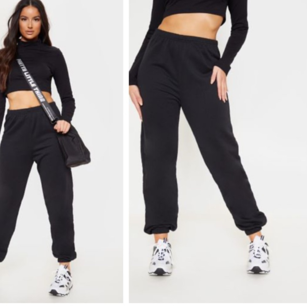 PrettyLittleThing Basic Black Joggers